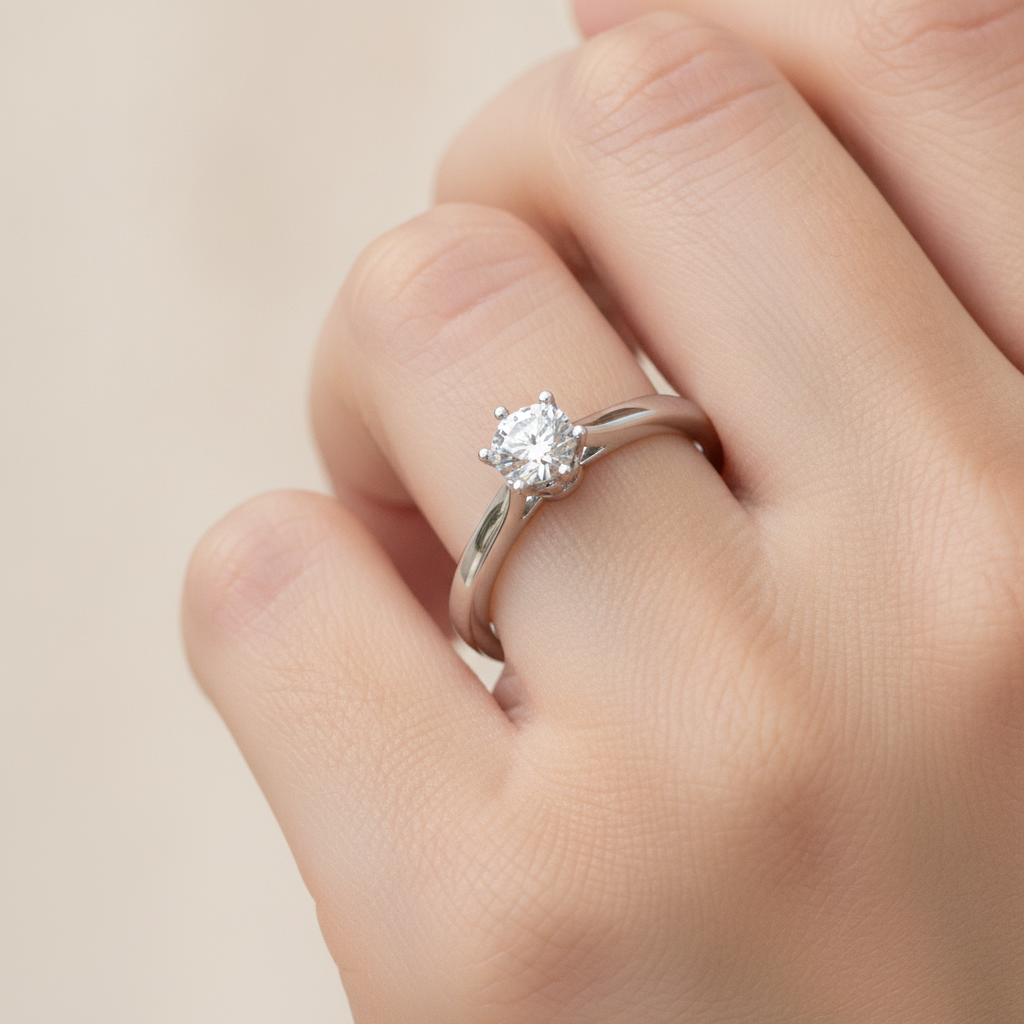 The Cosy Single Stone Ring - Fourteen