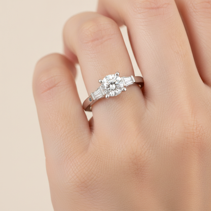 Prime Halo Solitaire Ring - Fourteen