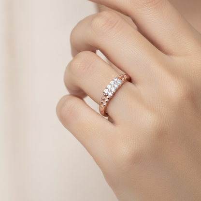 Paradise Band In 925 Sterling Silver - Fourteen