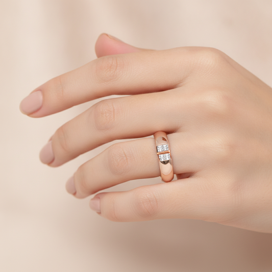 Robinette Deconstructed Ring In 925 Sterling Silver - Fourteen