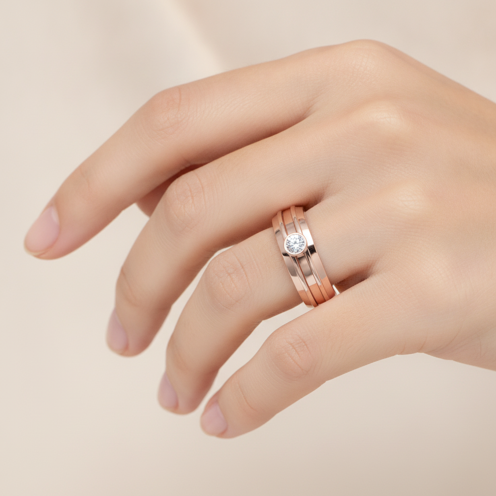 Etourdissant Single Stone Ring - Fourteen