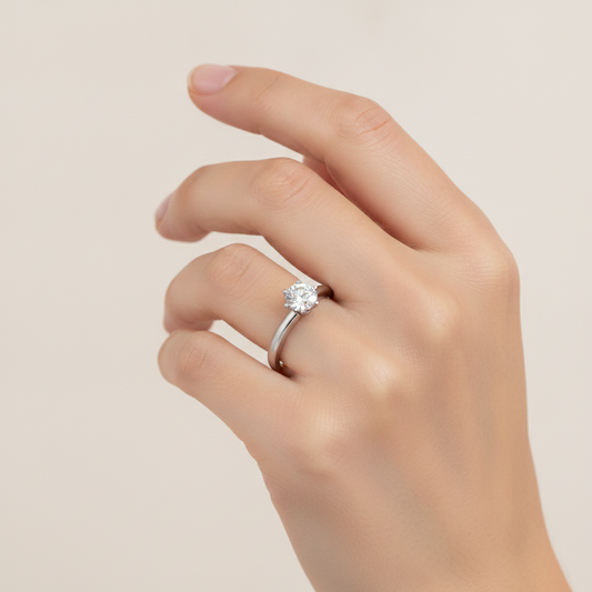 The Delightful Solitaire Ring - Fourteen