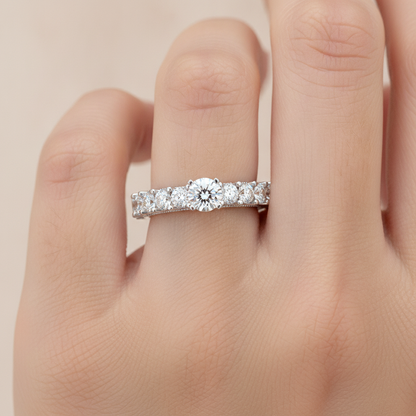 The Flattering Solitaire Ring - Fourteen