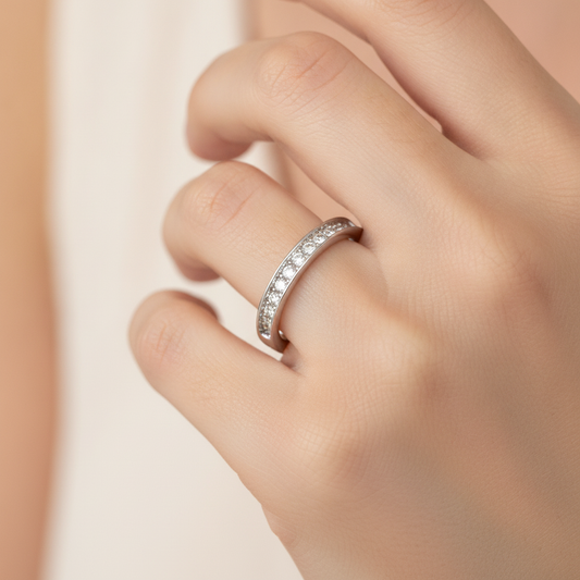 The Joyful Half Eternity Ring - Fourteen
