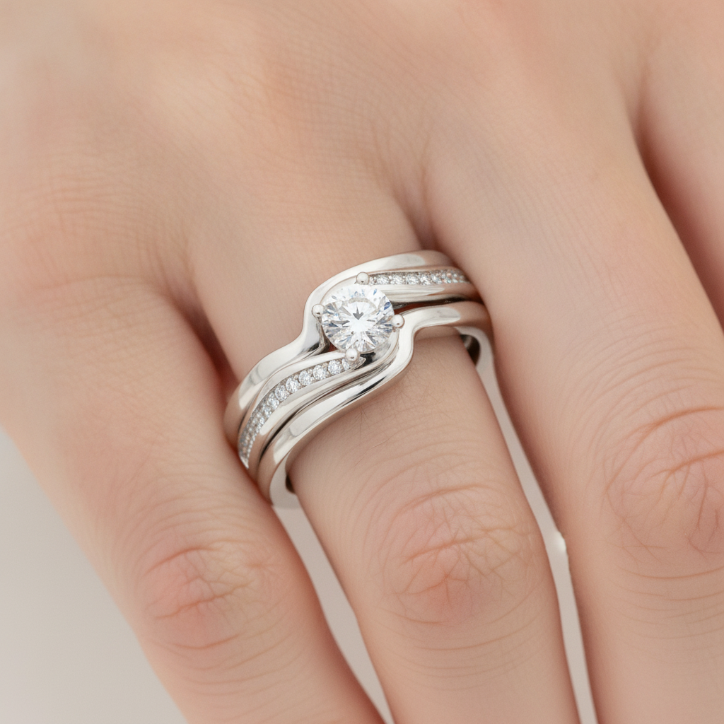 The Brilliant Solitaire Ring In 925 Sterling Silver - Fourteen