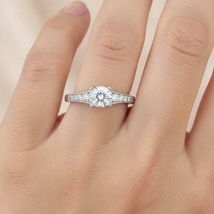 The Exciting Solitaire Ring - Fourteen