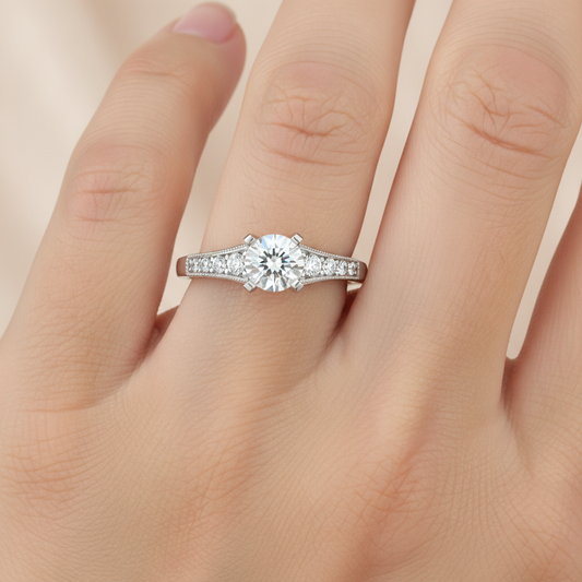 The Exciting Solitaire Ring - Fourteen