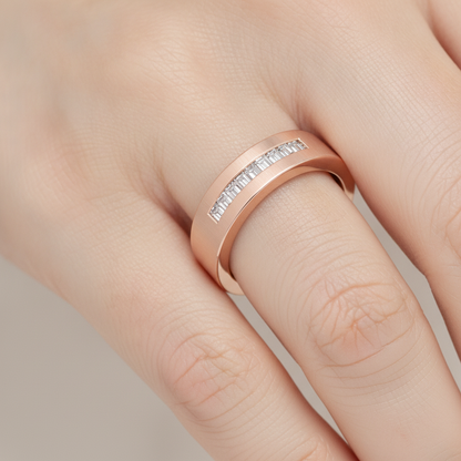 Fantastisk Broad Band Ring In 925 Sterling Silver - Fourteen