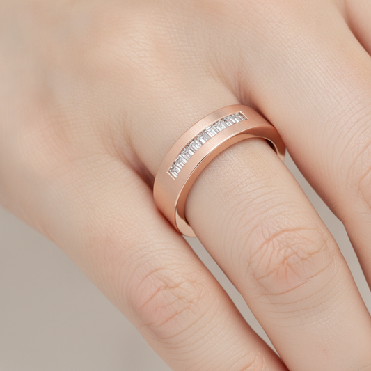 Fantastisk Broad Band Ring In 925 Sterling Silver - Fourteen