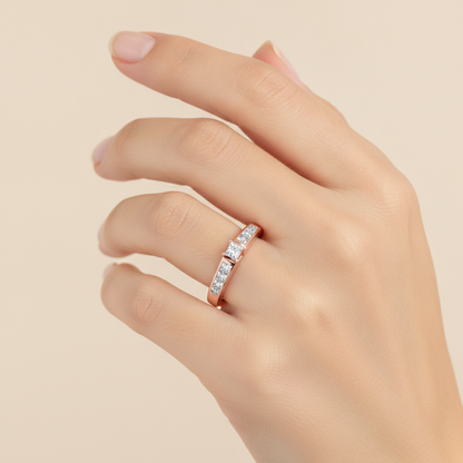 Burning Solitaire Ring - Fourteen