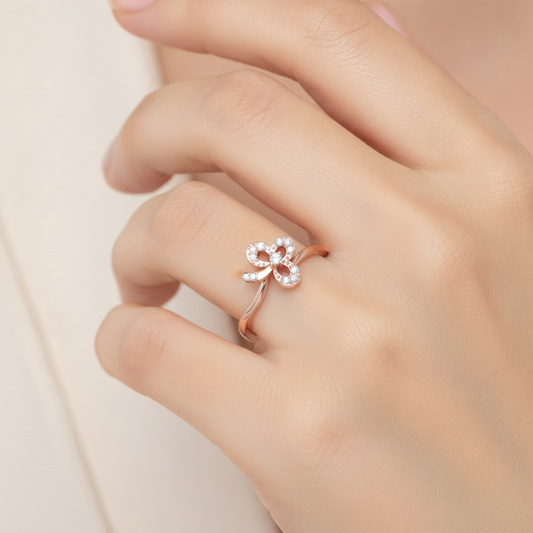 Crowning Glory Ring In 925 Sterling Silver - Fourteen