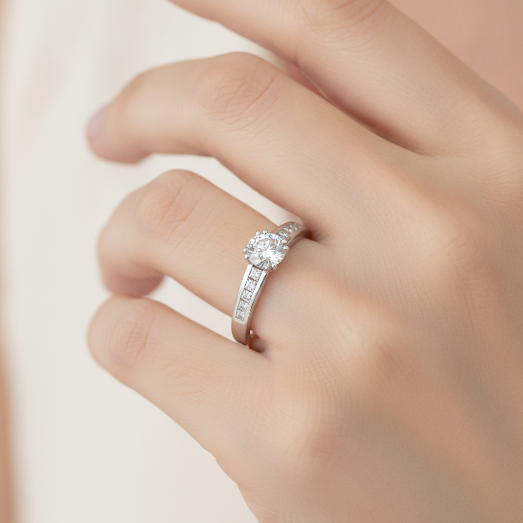 Bella Solitaire Ring - Fourteen
