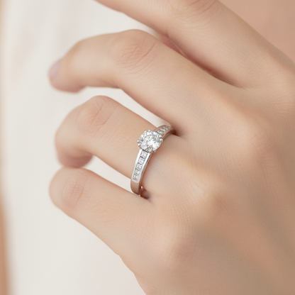 Bella Solitaire Ring - Fourteen