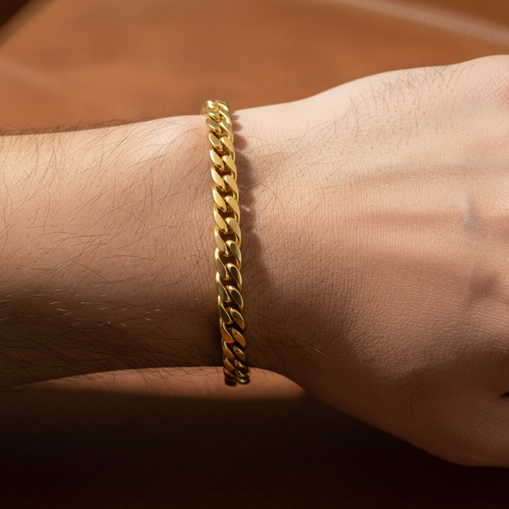 4 Mm Cuban Bracelet - Three
