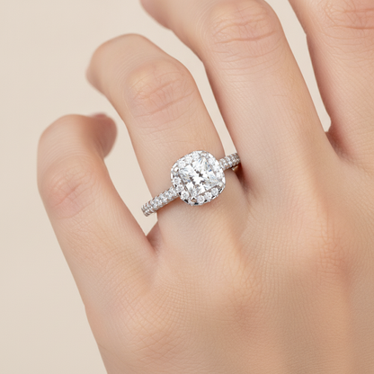 Marvellou Bridal Ring Set In 925 Sterling Silver - Fourteen