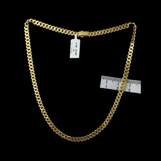Cuban Link Chain Necklace With Box Clasp  20 Inches - One