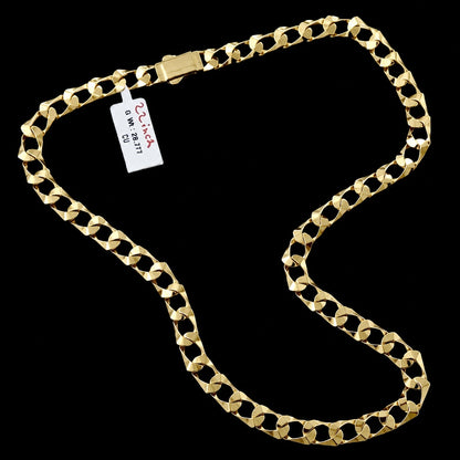 Cuban Link Chain Necklace With Box Clasp  22 Inch Statement Jewelry For Men And Women - Three