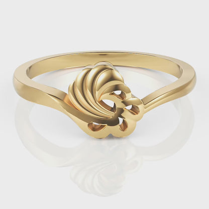 Classic Love Knot Ring for Working Women